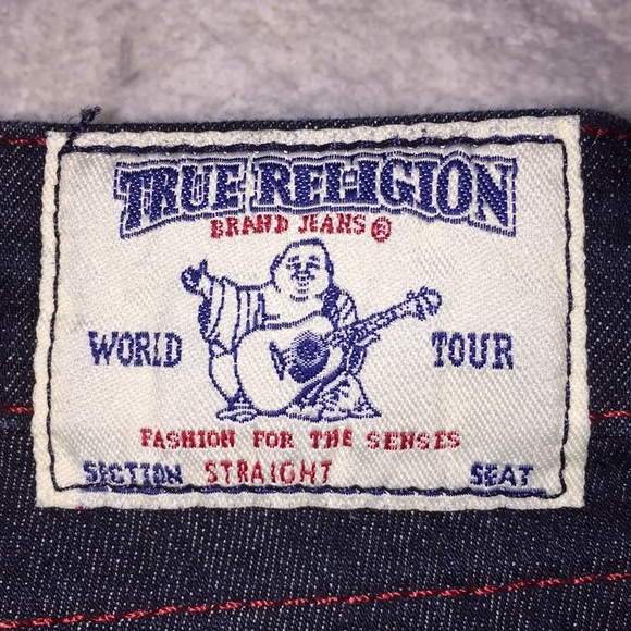True Religion Banda Print Straight Leg Jeans - Picture 2 of 5